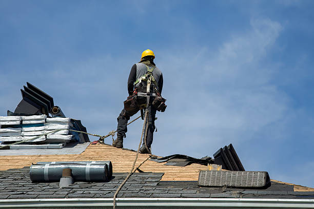 Professional Gutter Installation technician working in Duanesburg, NY